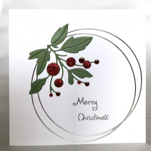 Simple Winter Wreath Card