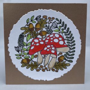 Autumn Toadstools Card