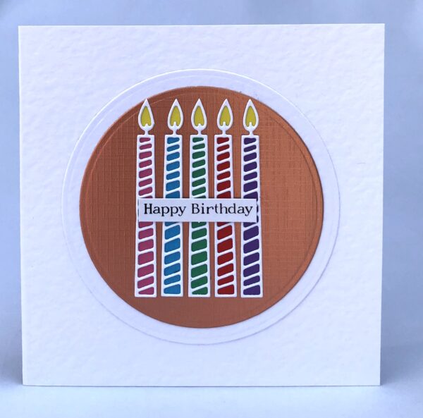 Tall Candles Card