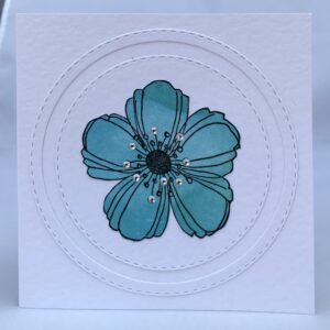 Pretty Poppy Greetings Card