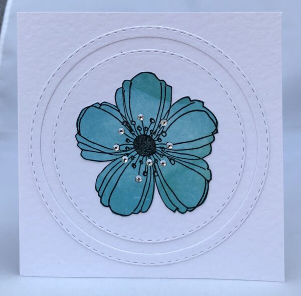 Pretty Poppy Greetings Card