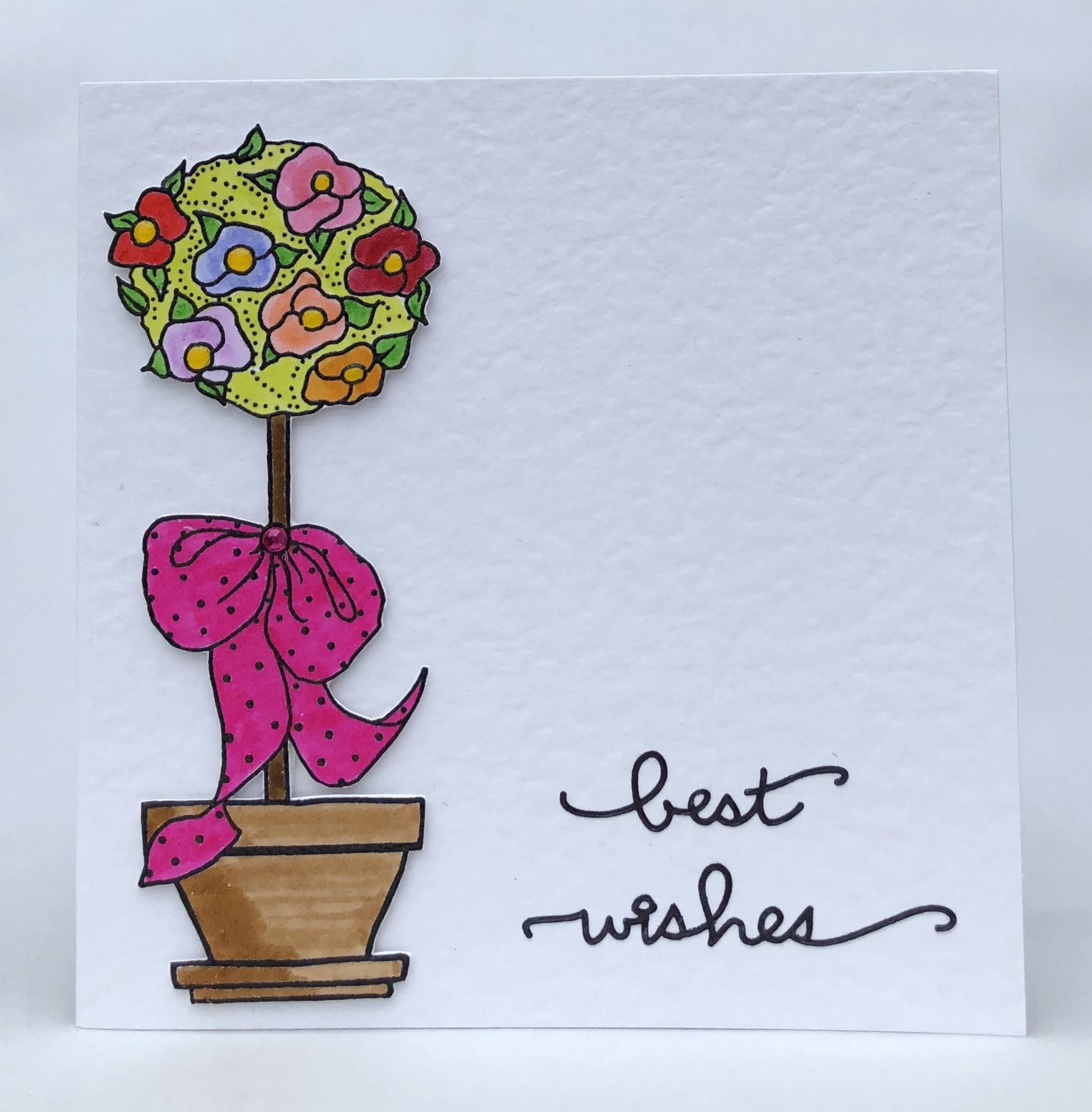 Flower Tree Card - Image 1