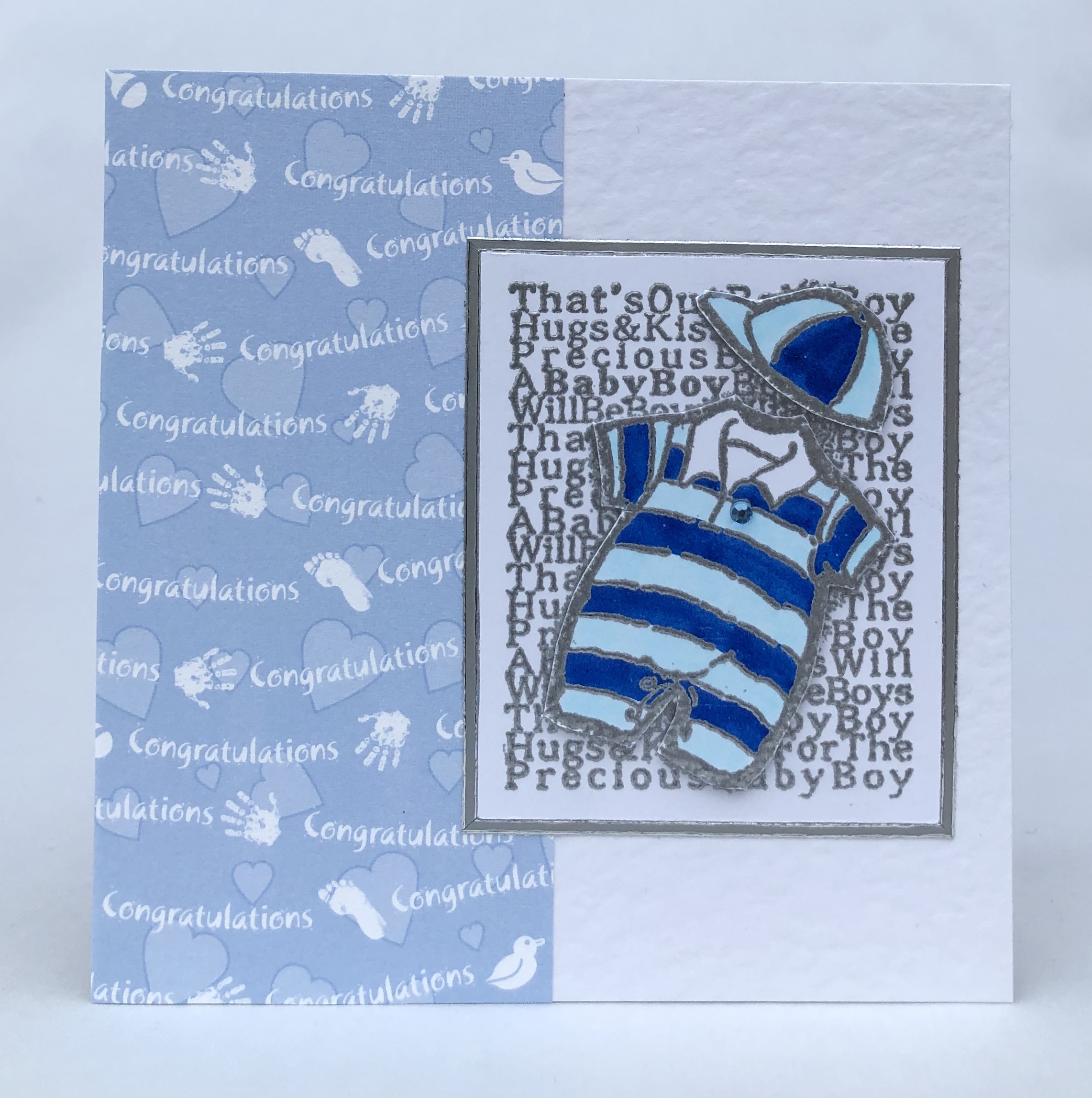 Baby Blue Card - Boy - Image 1