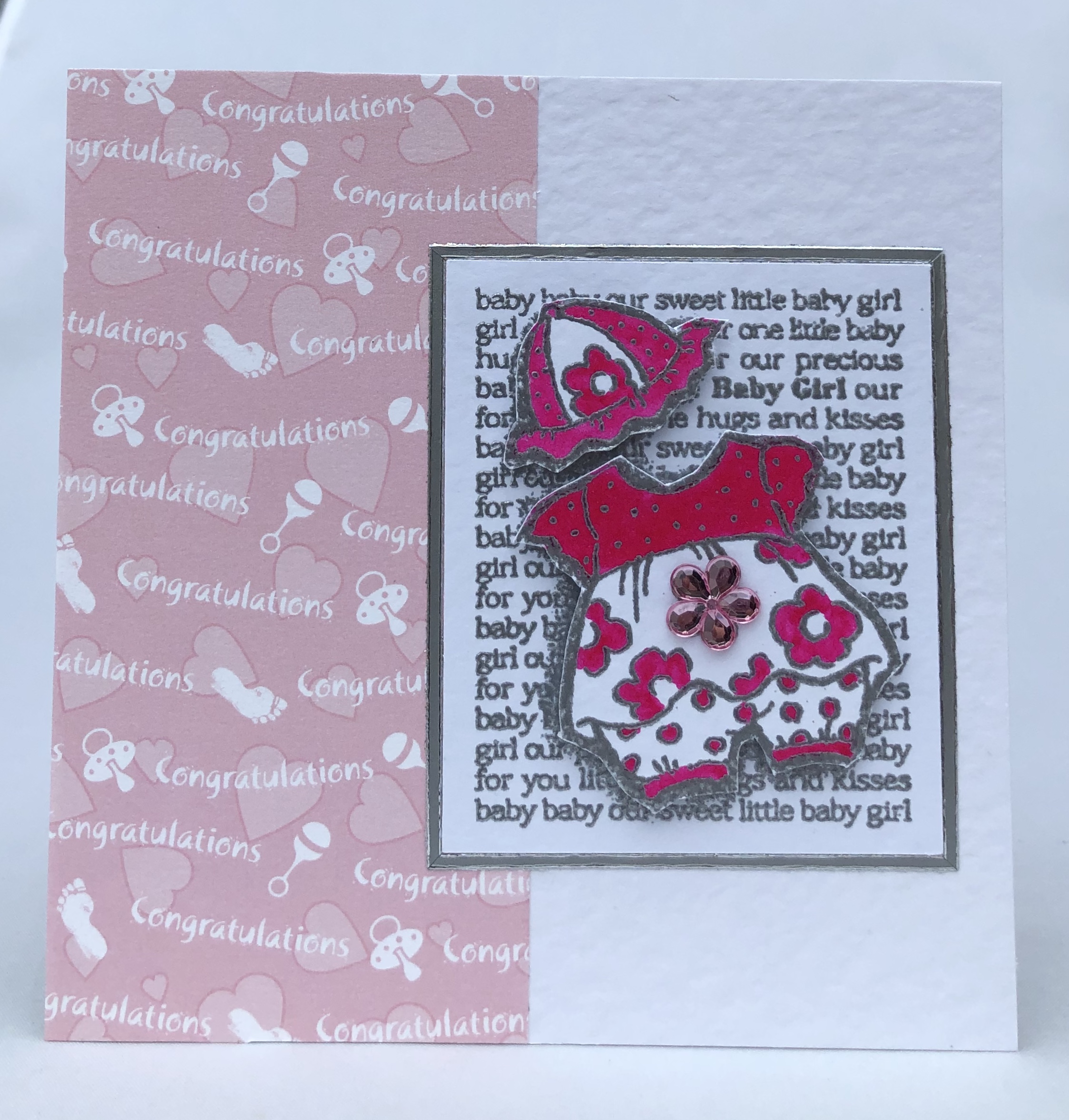 Sweet Baby Girl Card - Image 1