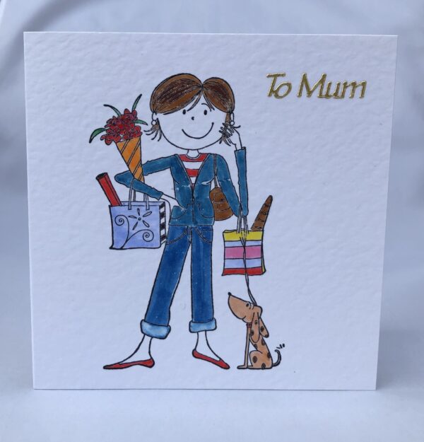 Busy Mum Mothers Day Card
