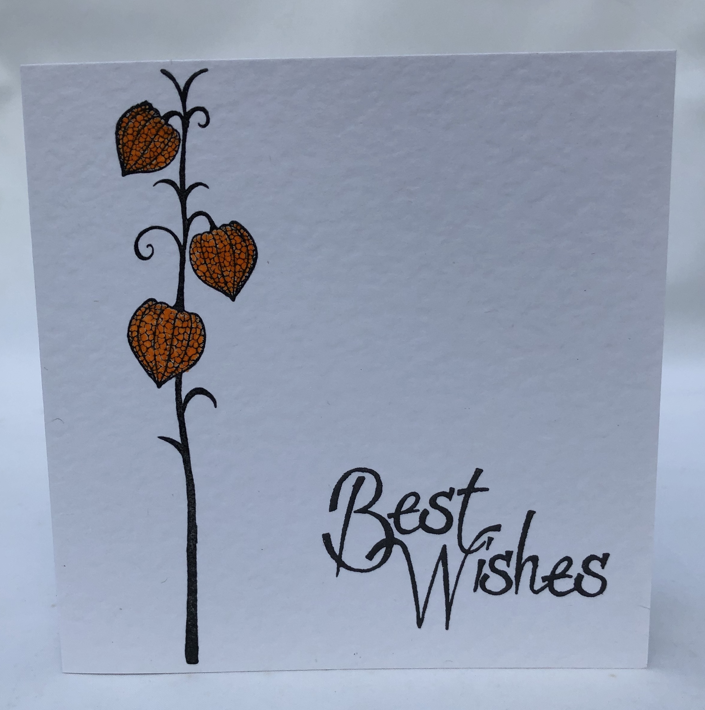 Chinese Lanterns Card - Image 1