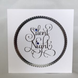 Silent Night Christmas Card
