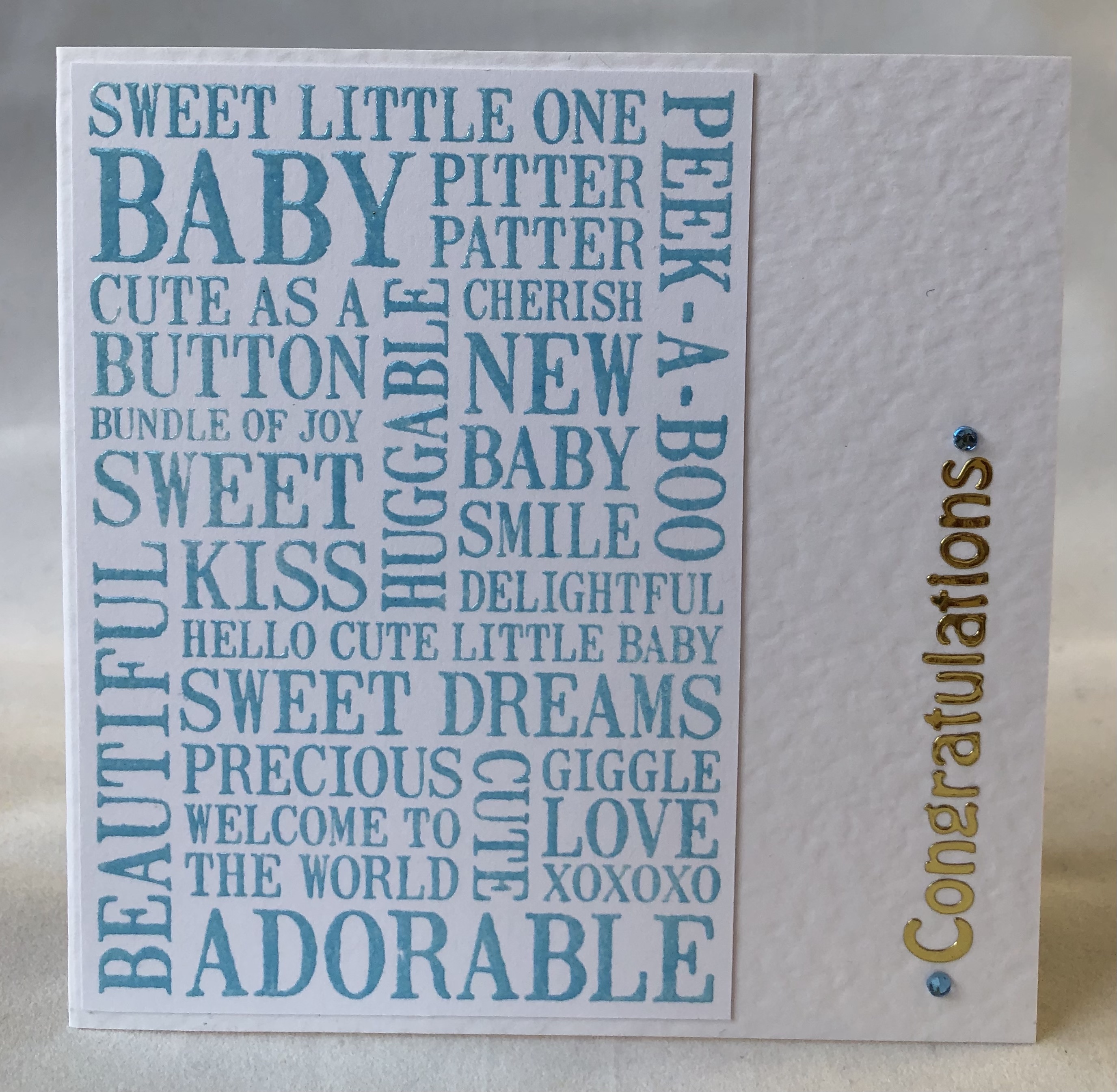 Baby Words Card - Image 1