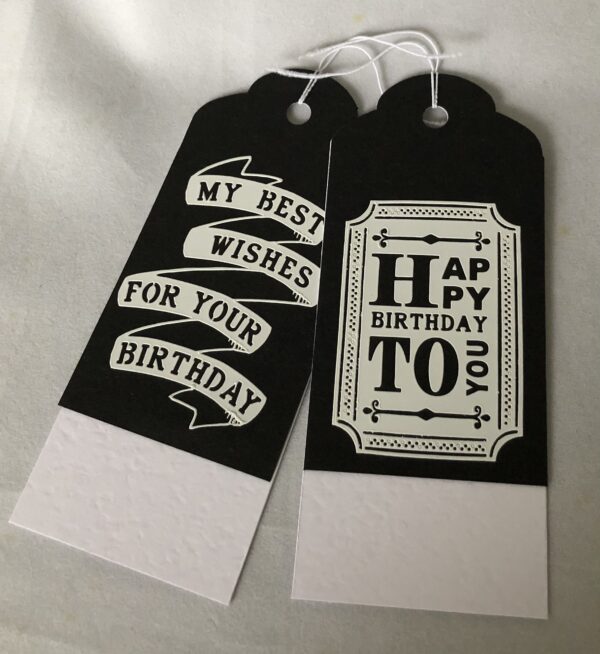 Chalkboard Wishes Gift Tags