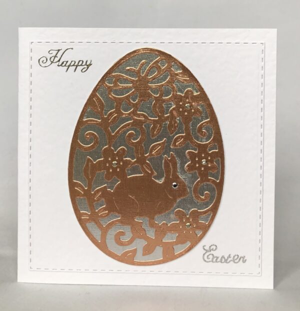 Jewelled Easter Egg Card
