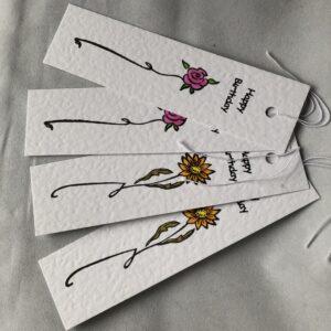 Birthday Flowers Gift Tags
