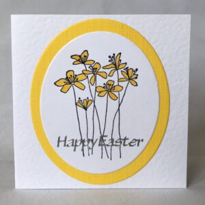 Bouquet of Spring Flowers Easter Card