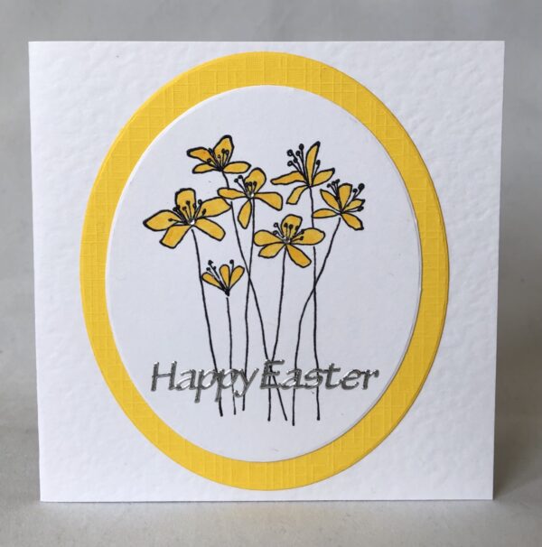 Bouquet of Spring Flowers Easter Card