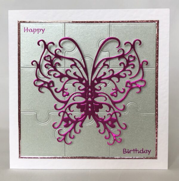 Filigree Butterfly Card