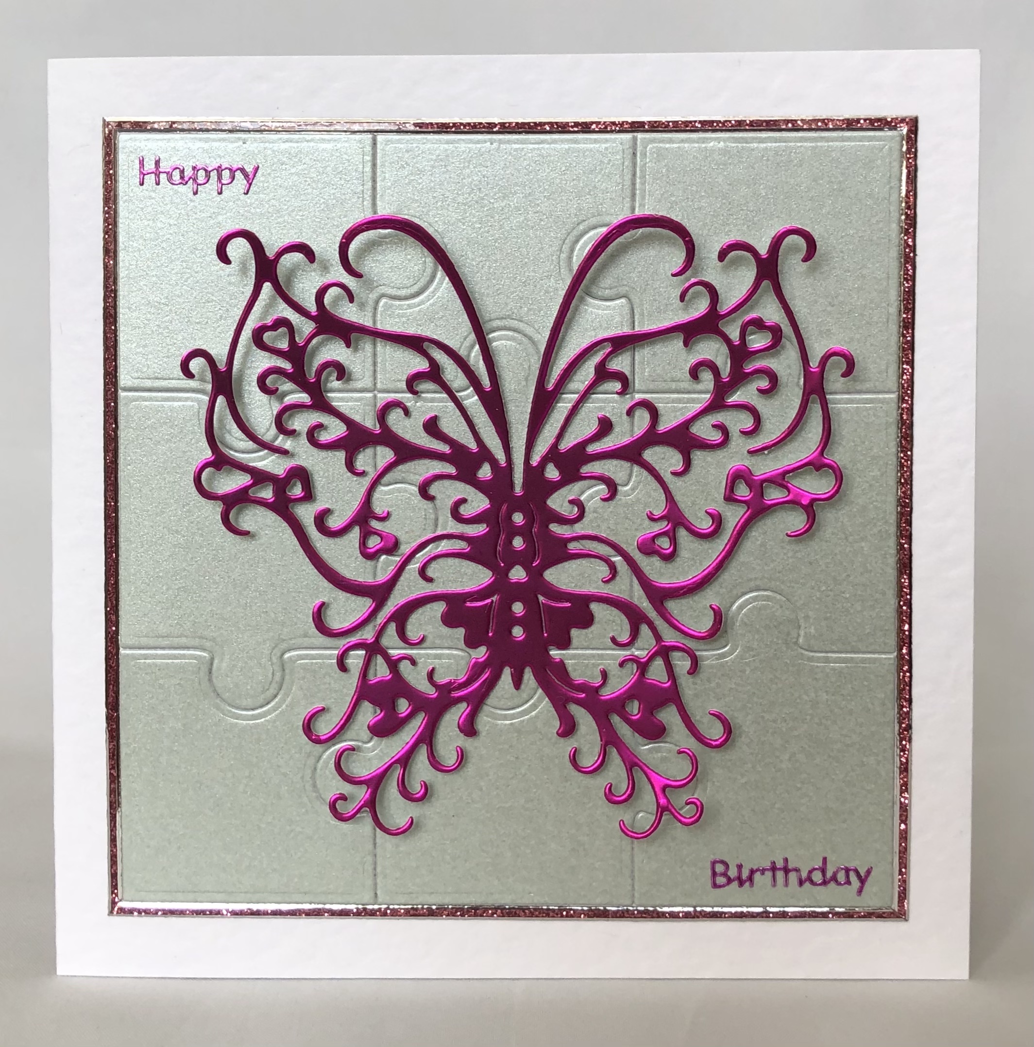 Filigree Butterfly Card - Image 1