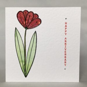 Anniversary Flower Card