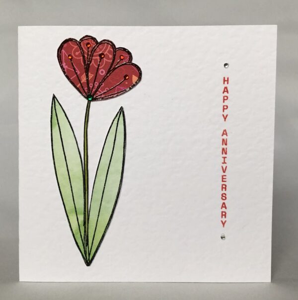 Anniversary Flower Card