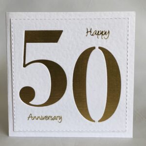 Golden Anniversary Card