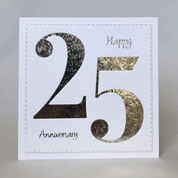 Silver Anniversary Card