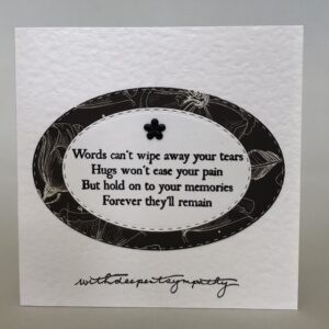 Sympathy Words Card
