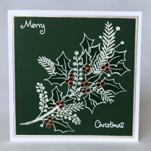 Holly Sprig Card