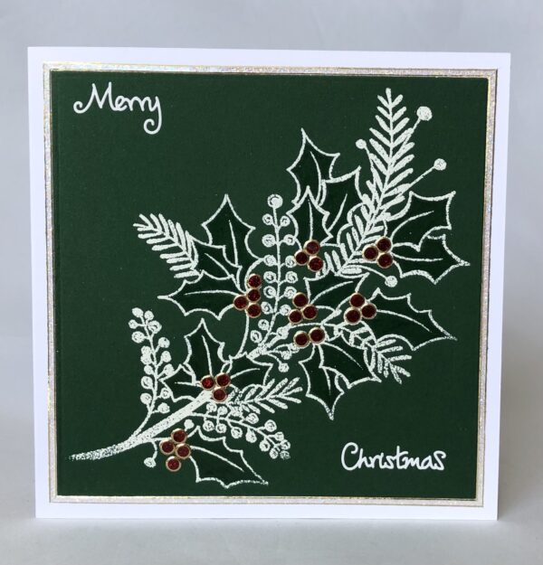 Holly Sprig Card