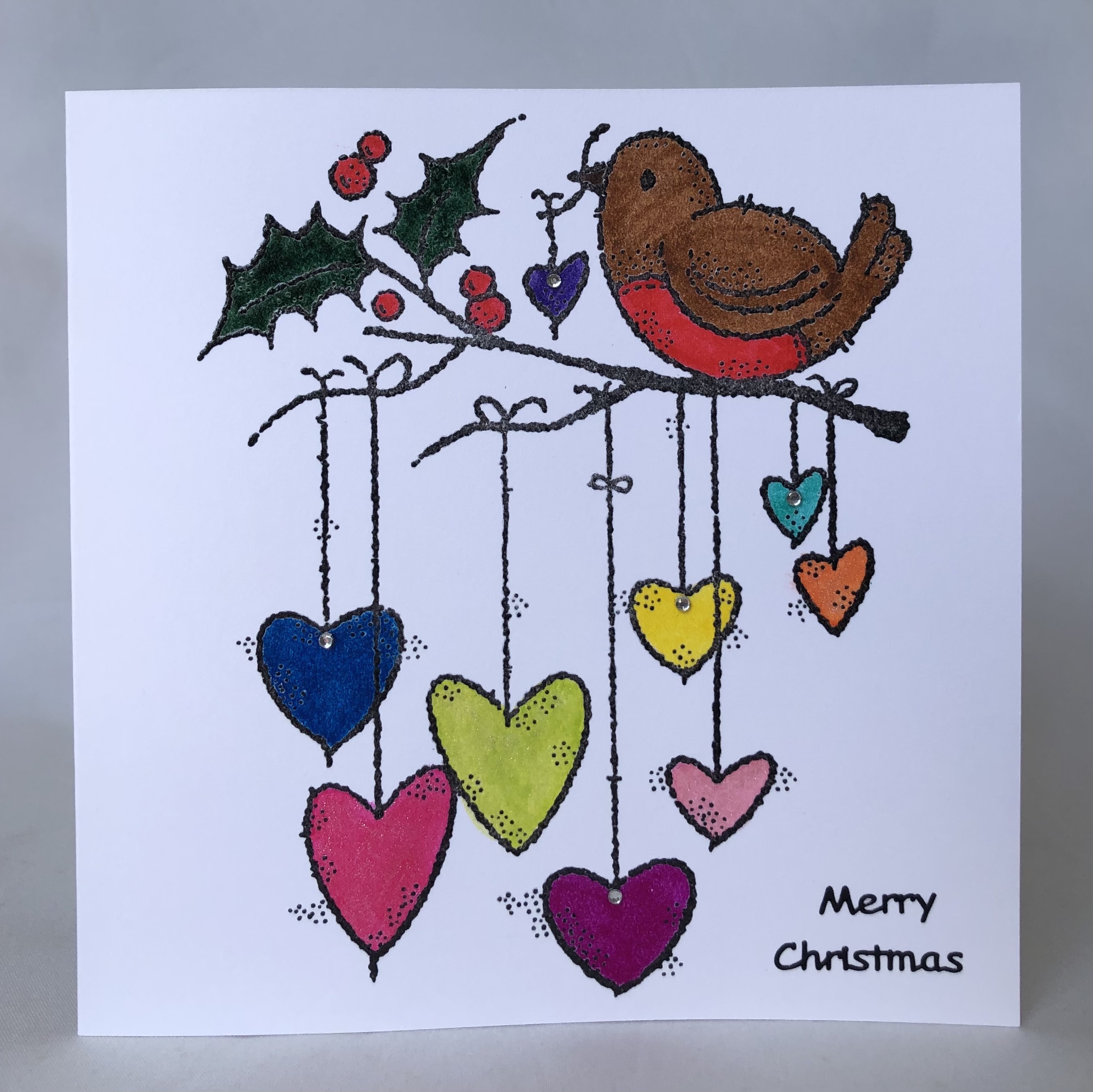 Hanging Baubles Card - Image 1