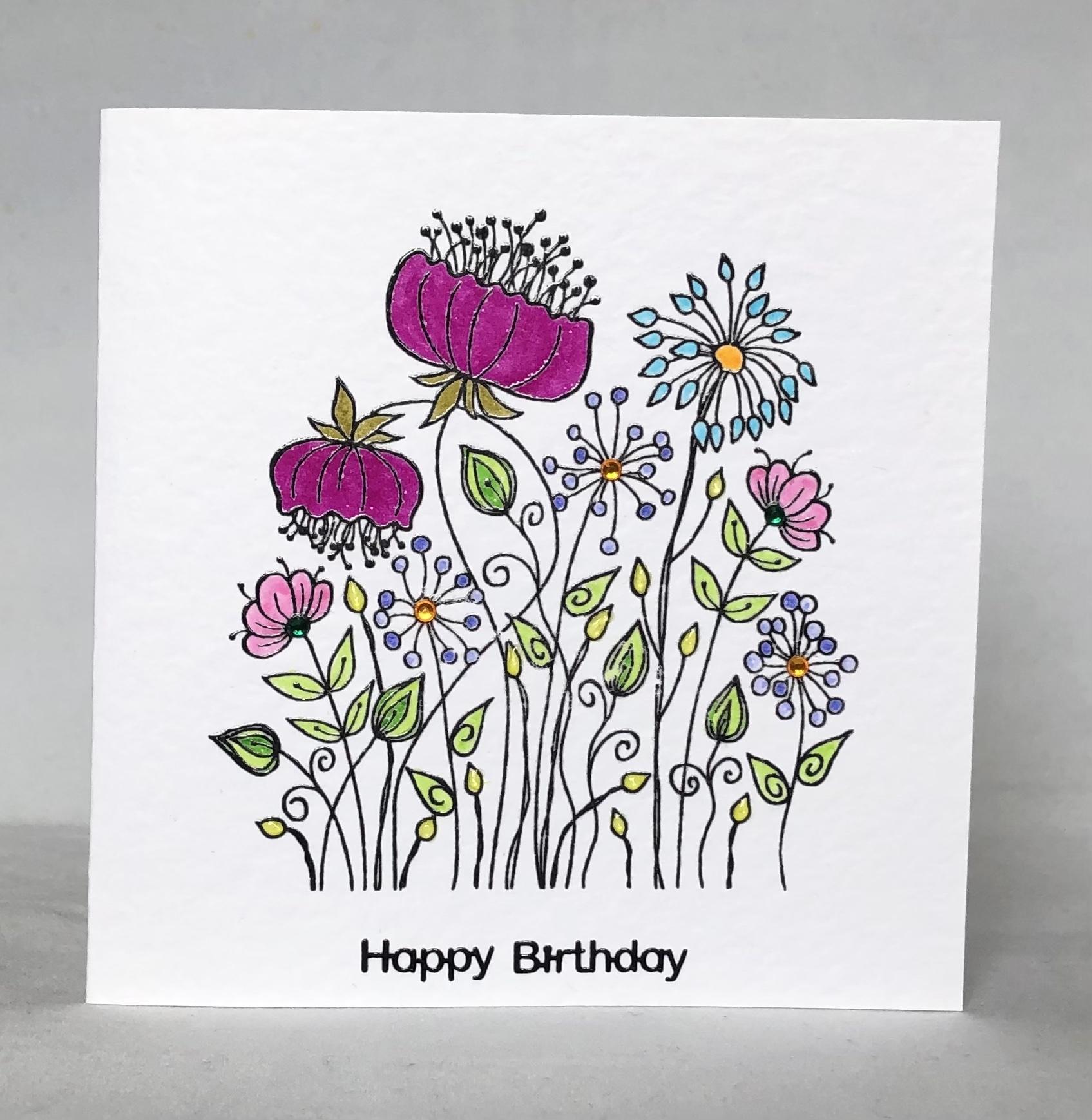 Meadow Flowers Card - Image 1