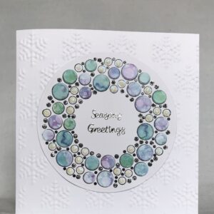 Bubble Wreath Card