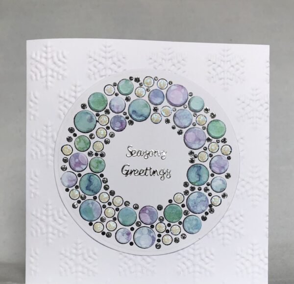Bubble Wreath Card