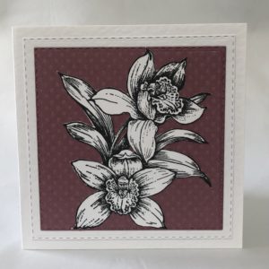 Orchid card