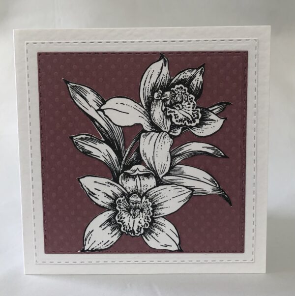 Orchid card
