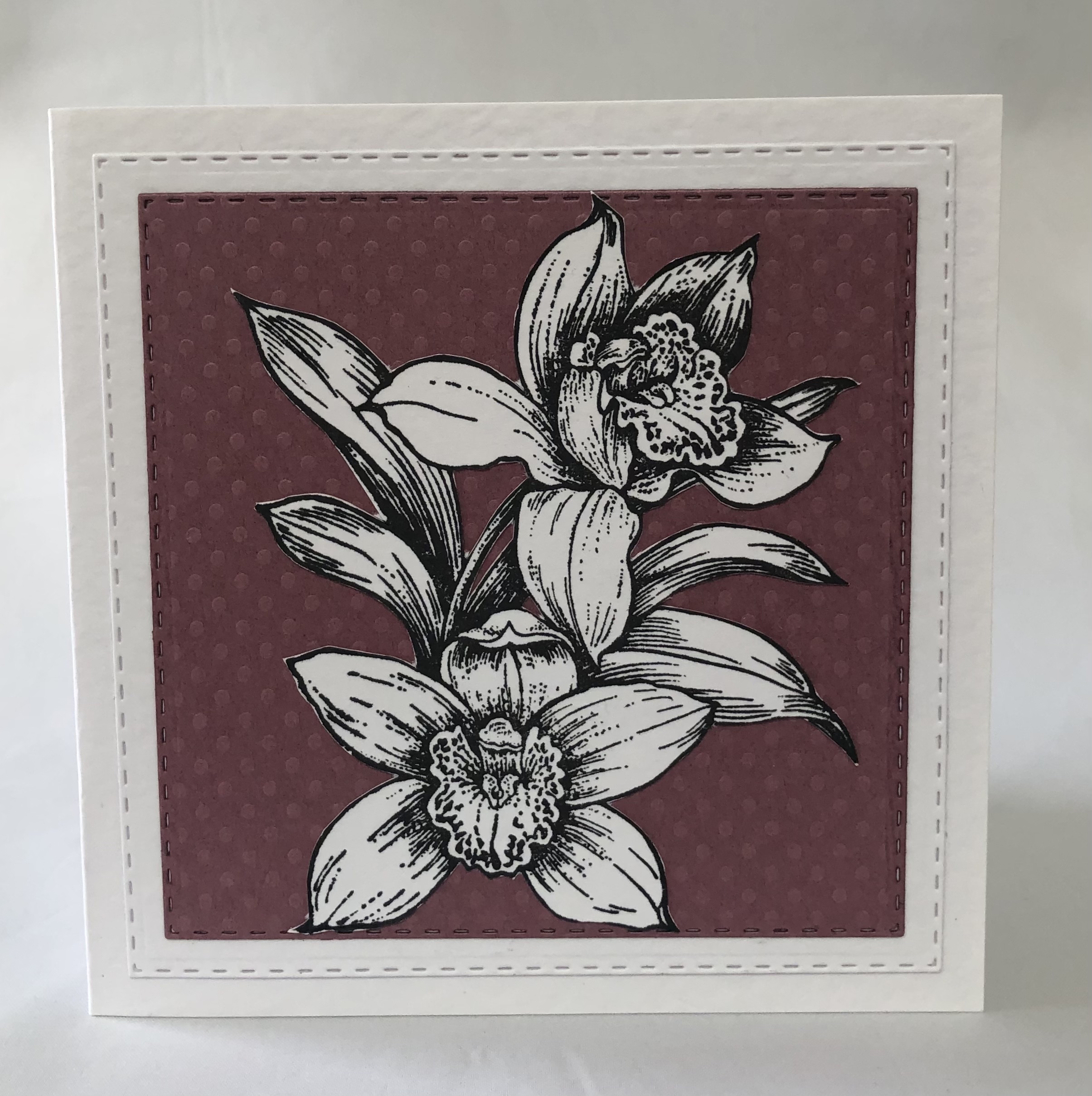 Orchid card - Image 1