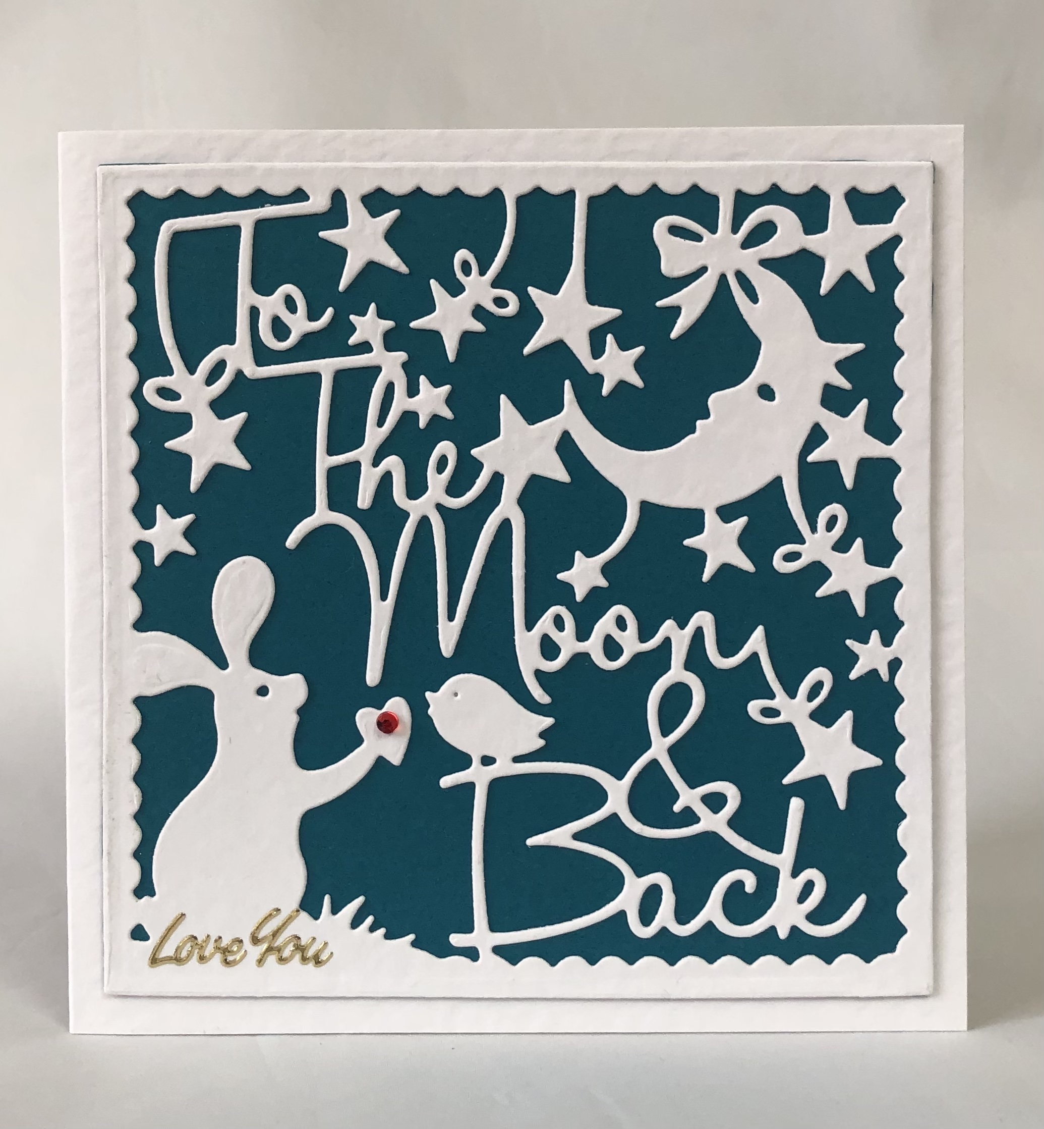 To The Moon And Back Card - Image 1