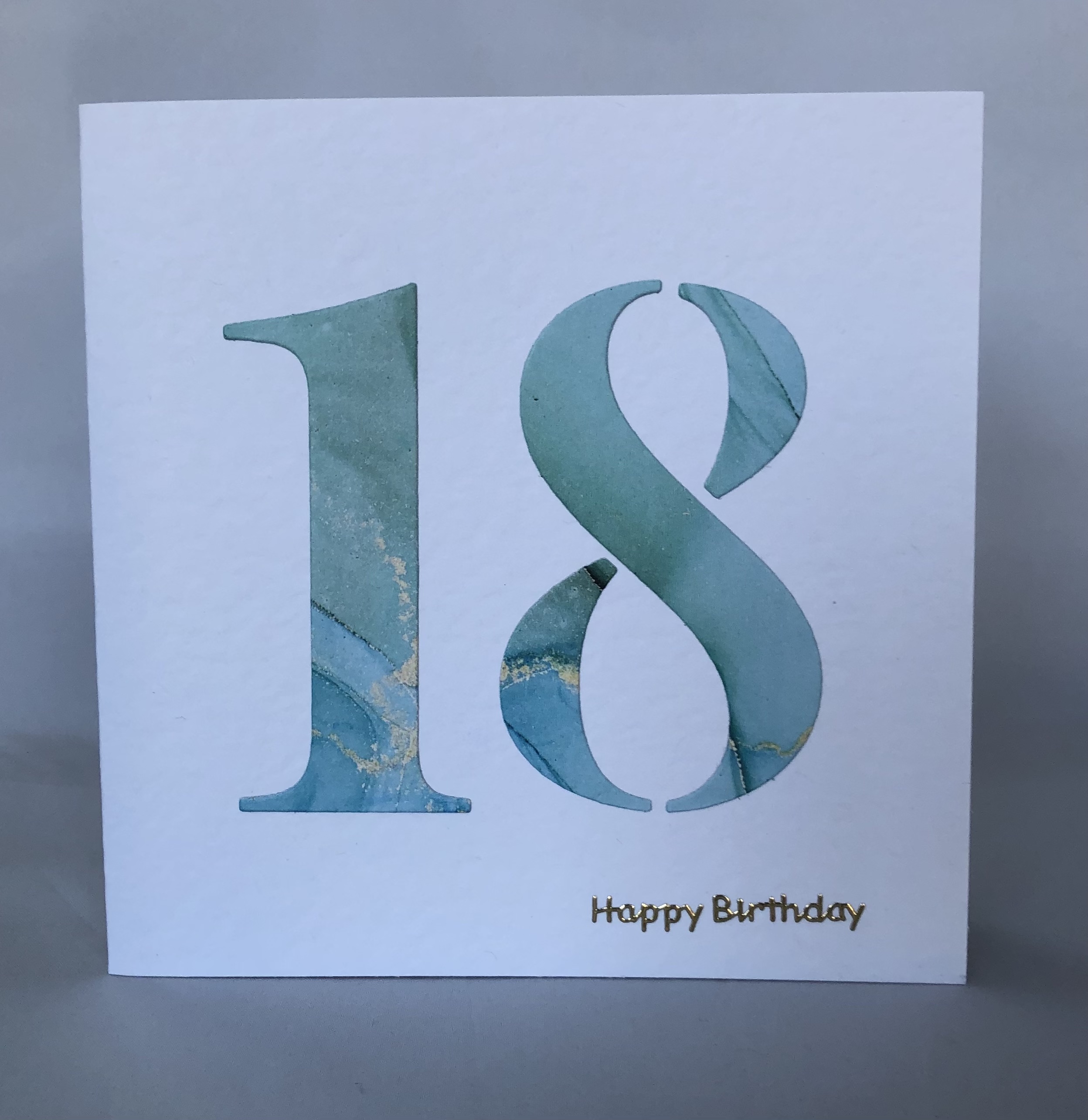Eighteen card - Image 1