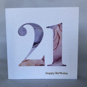 Twenty One Card
