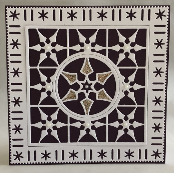 Framed Snowflake Card