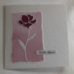 Single Stem Rose Card