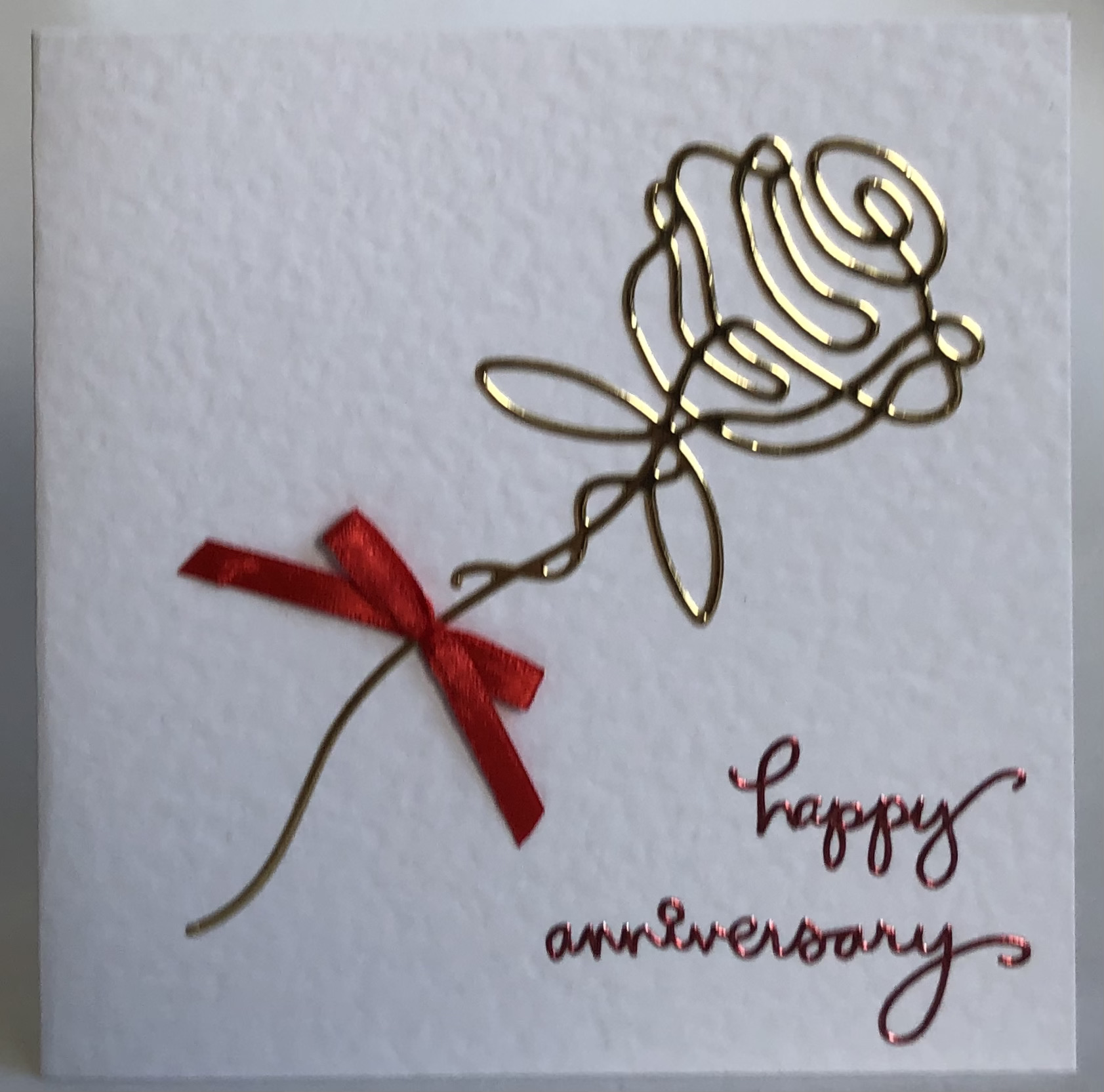 A Single Rose Card - Image 1