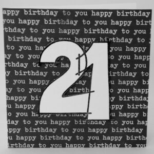 Twentyfirst Birthday - Boy's Card