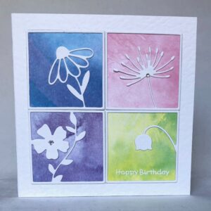 Woodland Flowers Birthday Card