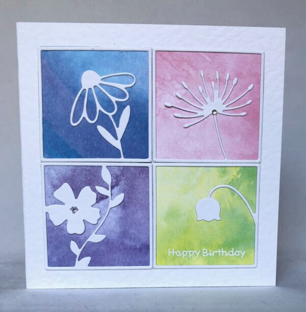 Woodland Flowers Birthday Card