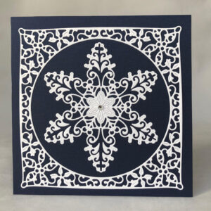 Delicate Snowflake Christmas Card