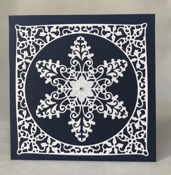 Delicate Snowflake Christmas Card