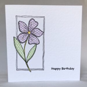 Floral Fancy Birthday Card